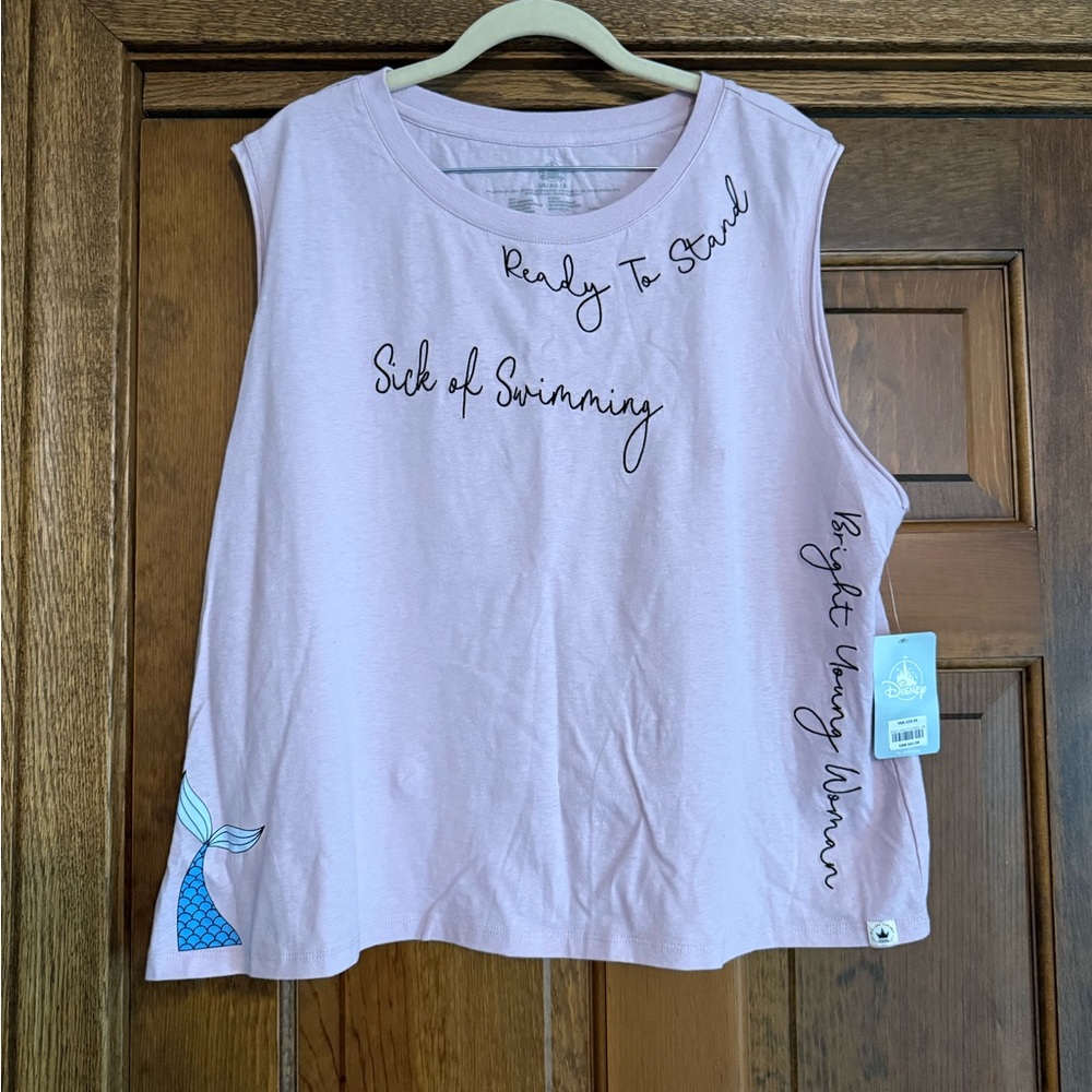 Disney The Little Mermaid Ariel Tank Top Women’s Size 1X NWT